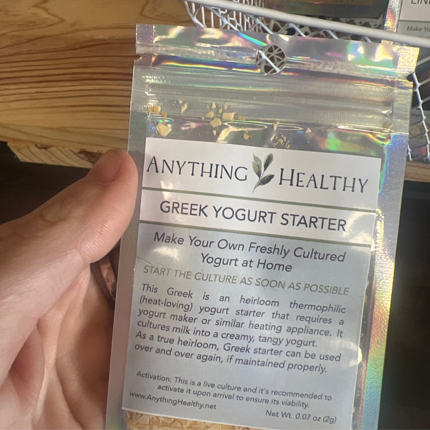 Greek Yogurt Starter
