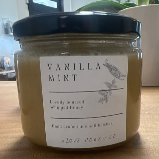 Vanilla Mint Whipped Honey