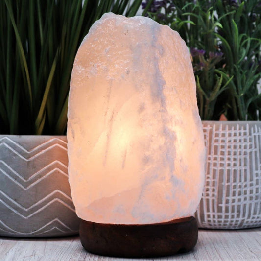 Natural White Salt Lamp