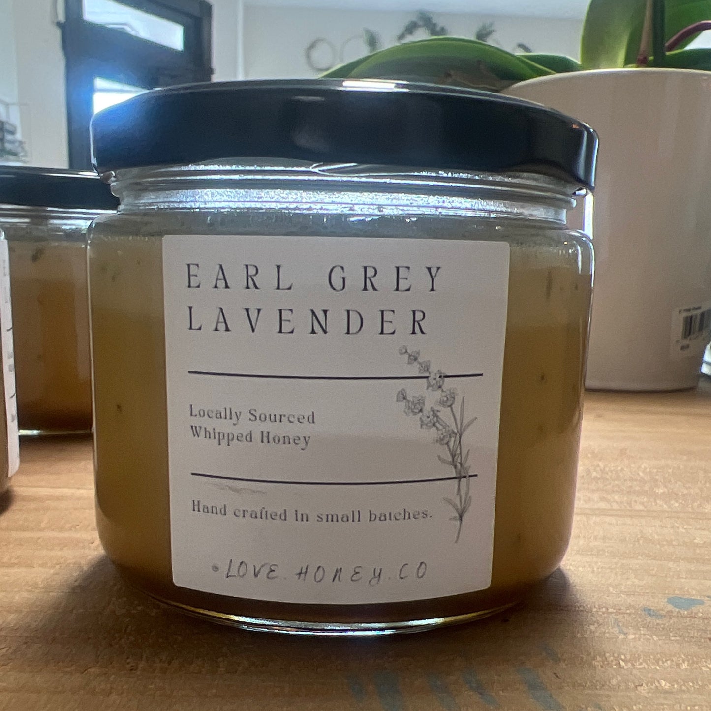 Earl Grey Lavender Whipped Honey