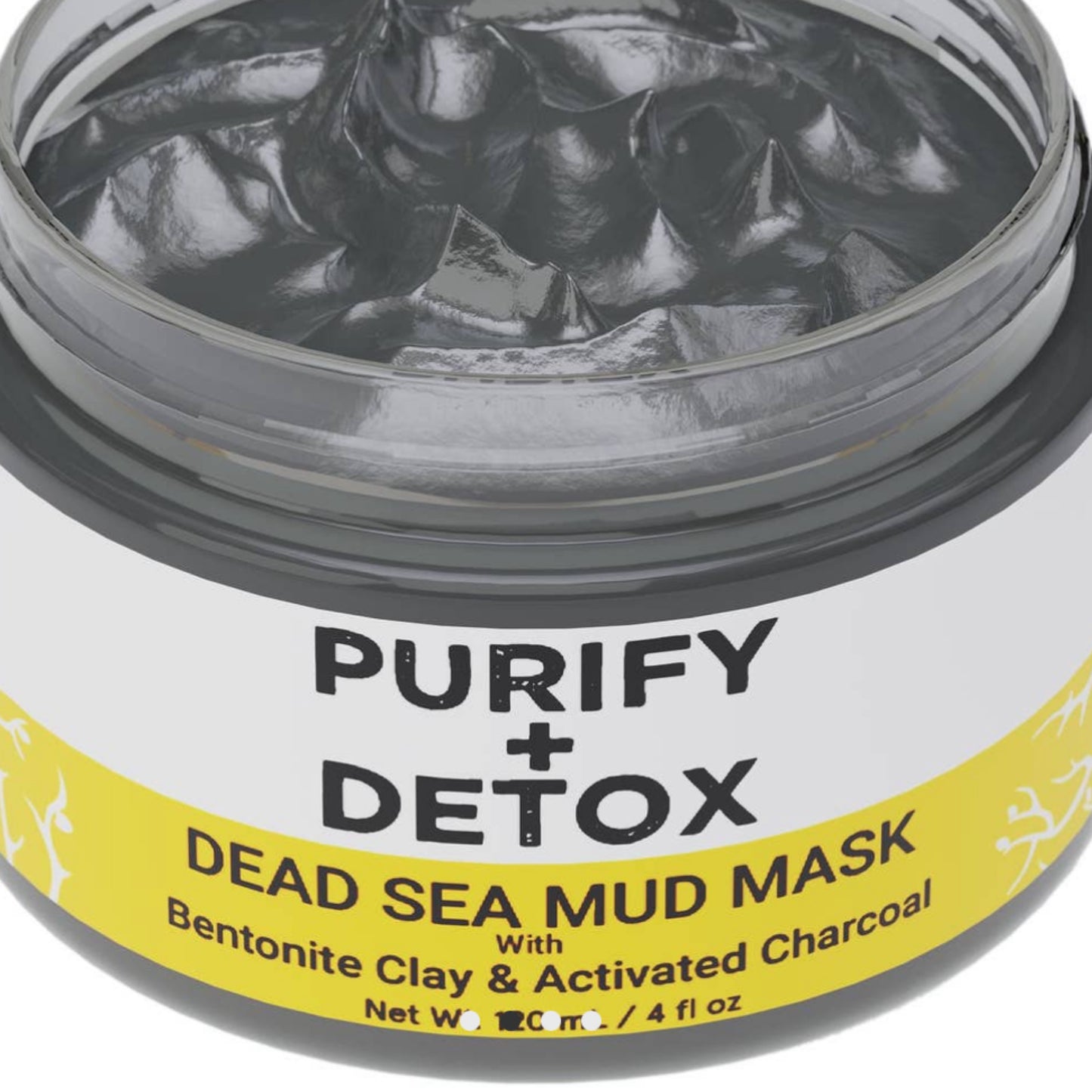 Purify & Detox - Dead Sea Mud Mask Charcoal