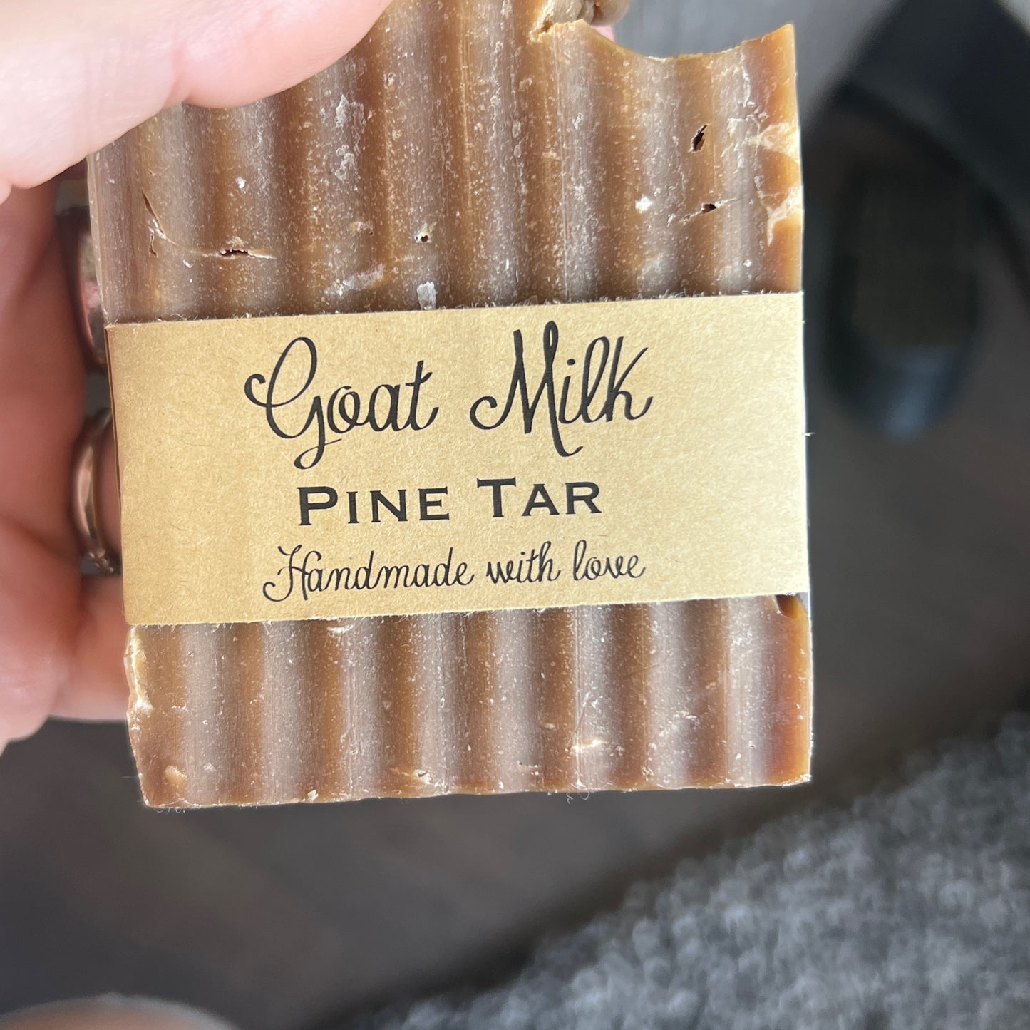 Goat Milk Pine Tar Soap Bar